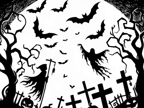 Wall art: Halloween night (6)