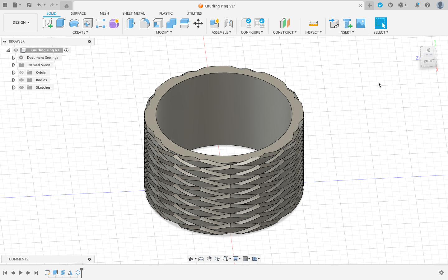 Knurling Ring