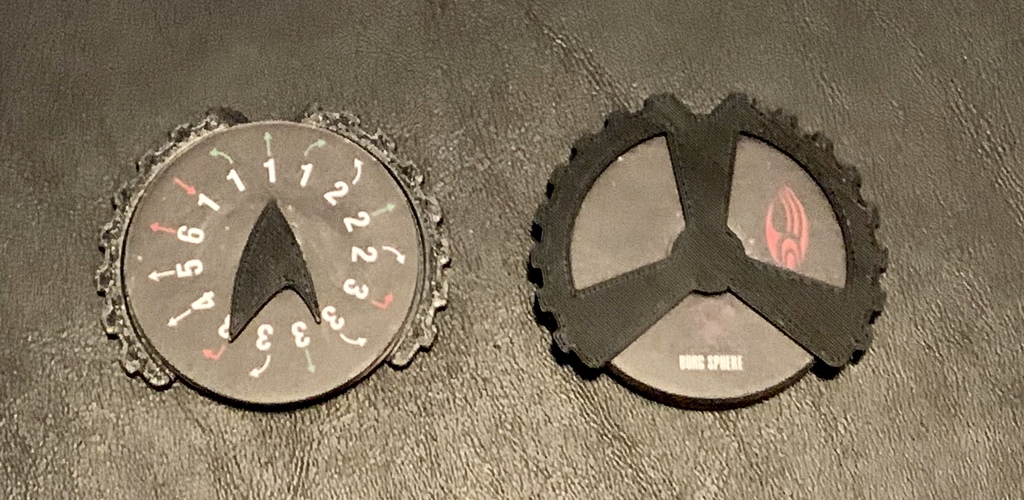 Movement Dial holder for Star Trek Attack Wing