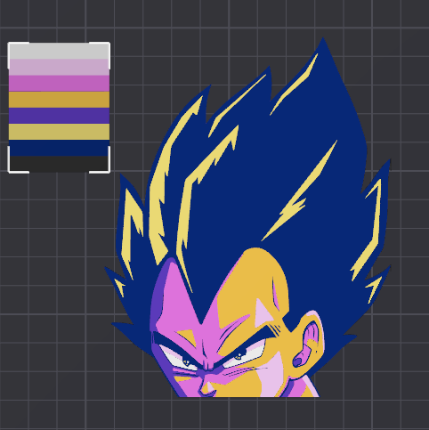 Vegeta Sticker