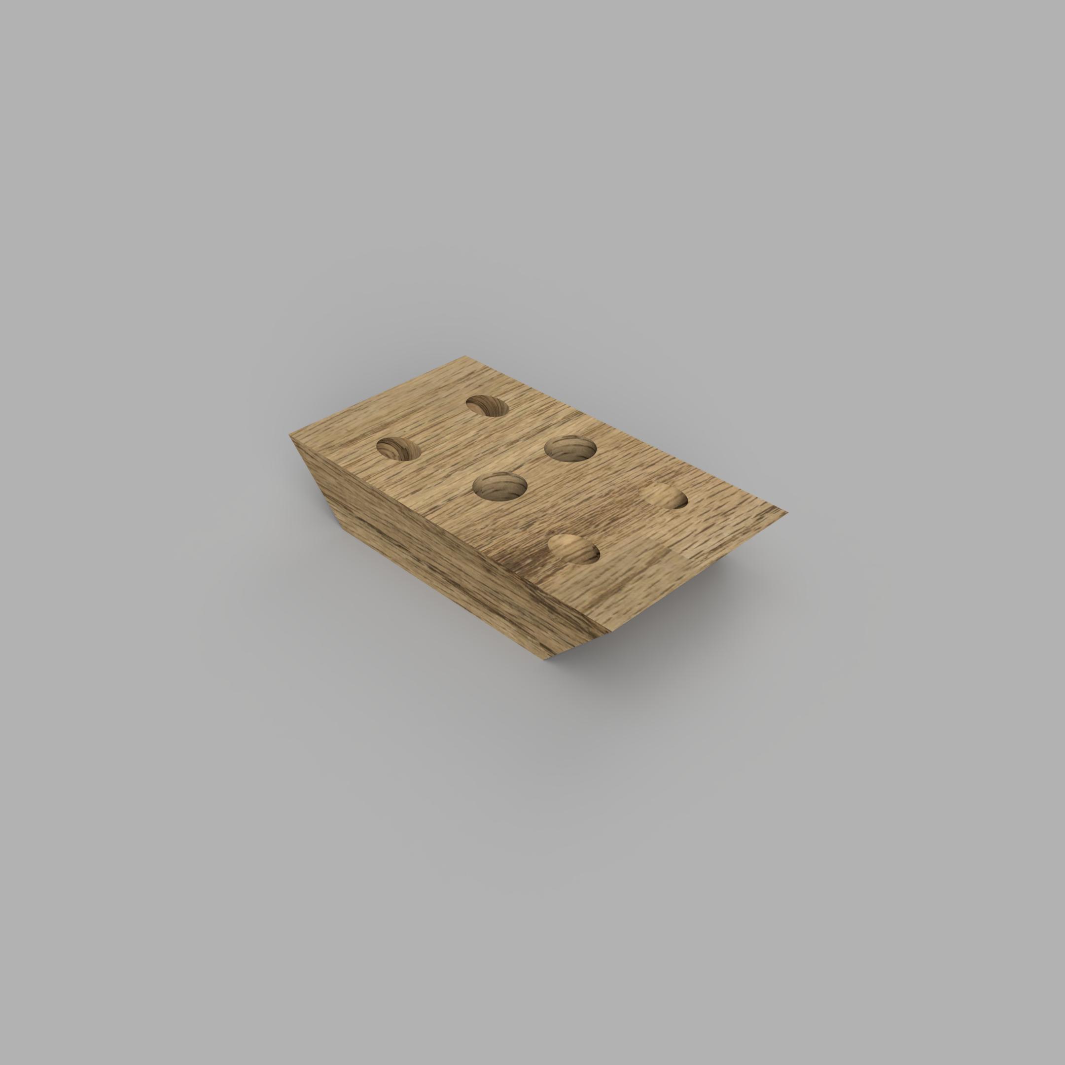 Corner reinforcement of a JYSK chair