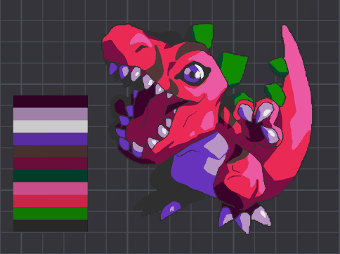 Digimon Tyrannomon Sticker
