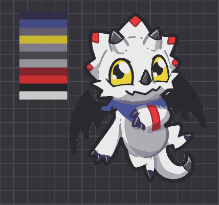 Digimon Gammamon Sticker