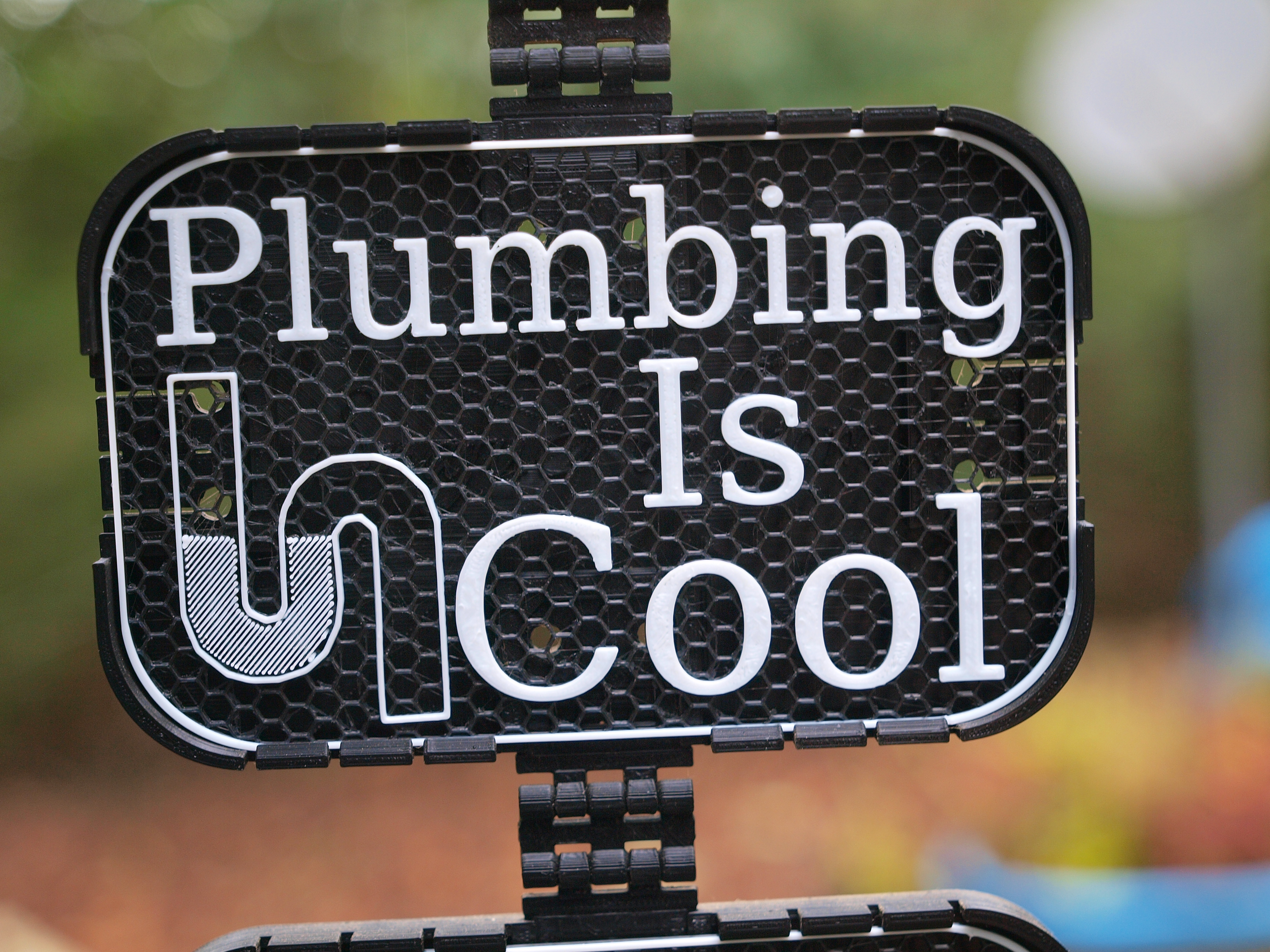 Plumbing is Cool sign
