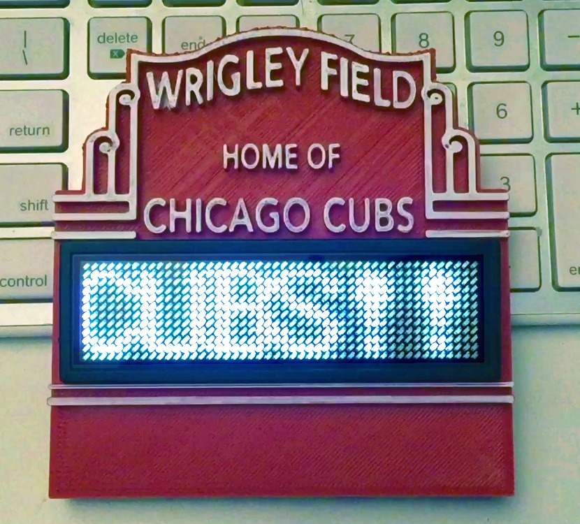 Wrigley Field Marquee Standing Sign