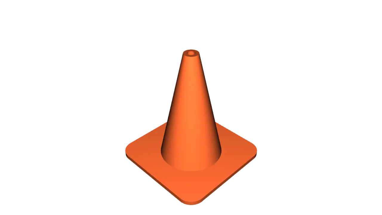 Traffic Cone by SpectreGadget, Download free STL model