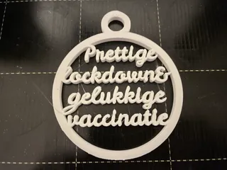 Prettige lockdown en gelukkige vaccinatie