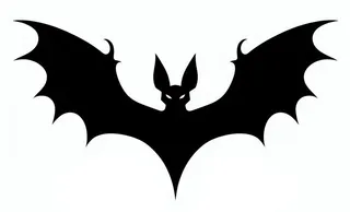 Napkin ring: Bat