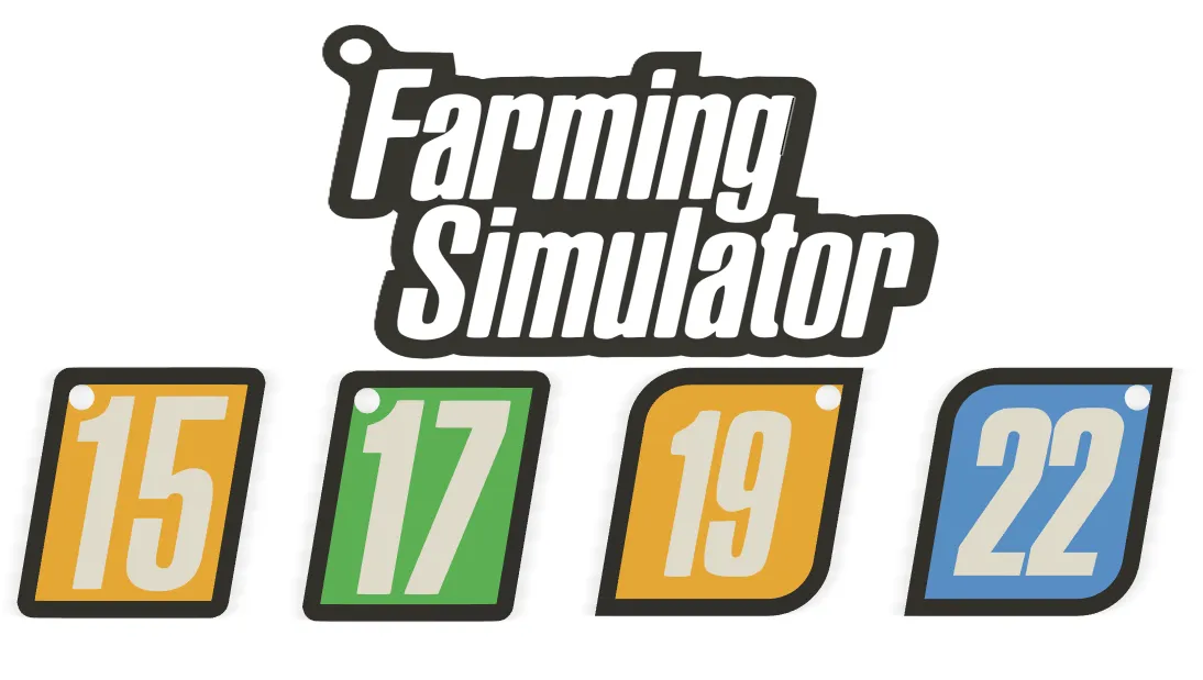 Farming simulator keychain / klíčenka by PantovarnikCZ | Download free ...