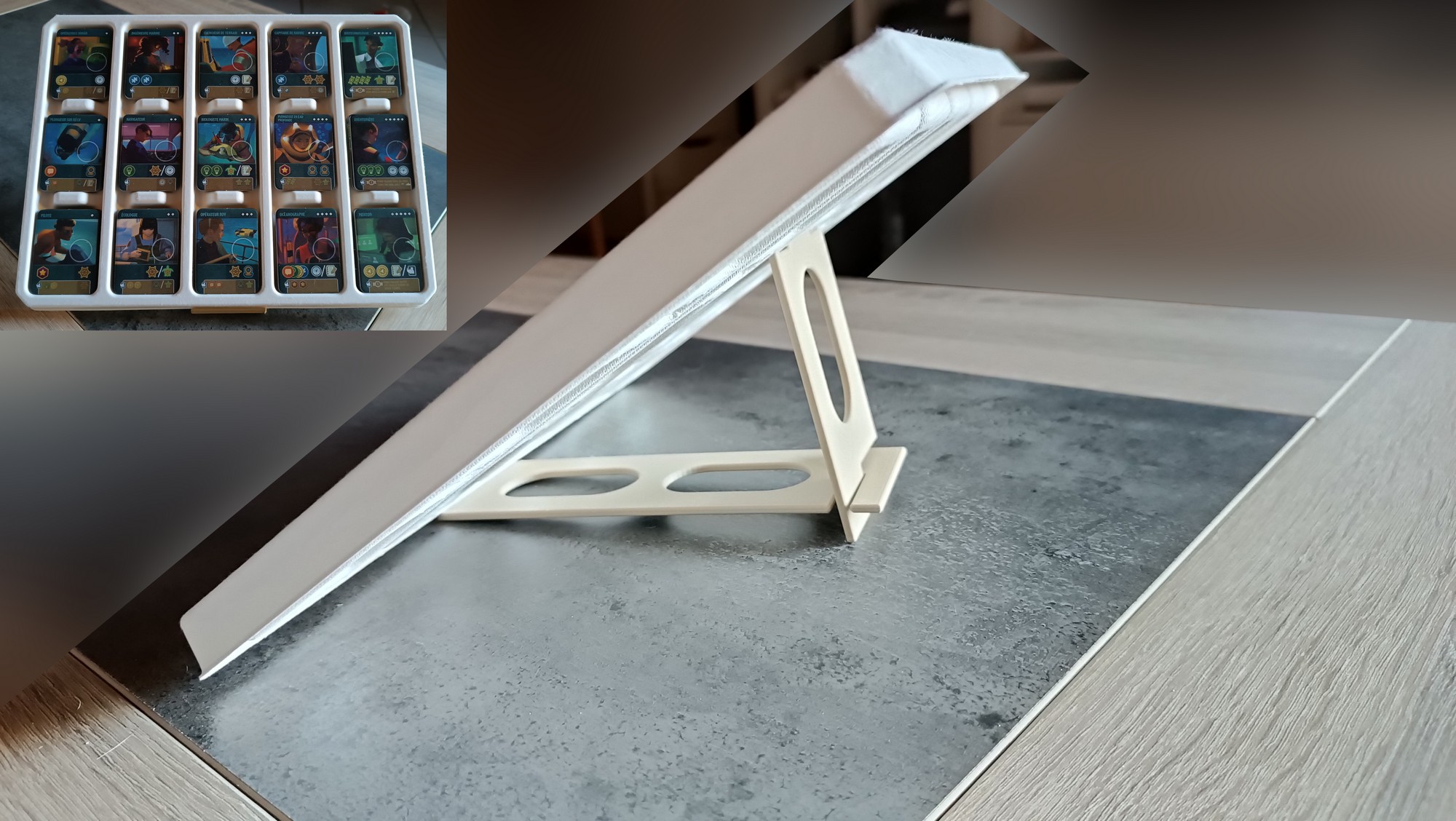 Endeavor Deep Sea (Eaux Profondes) - Characters Tray Stand