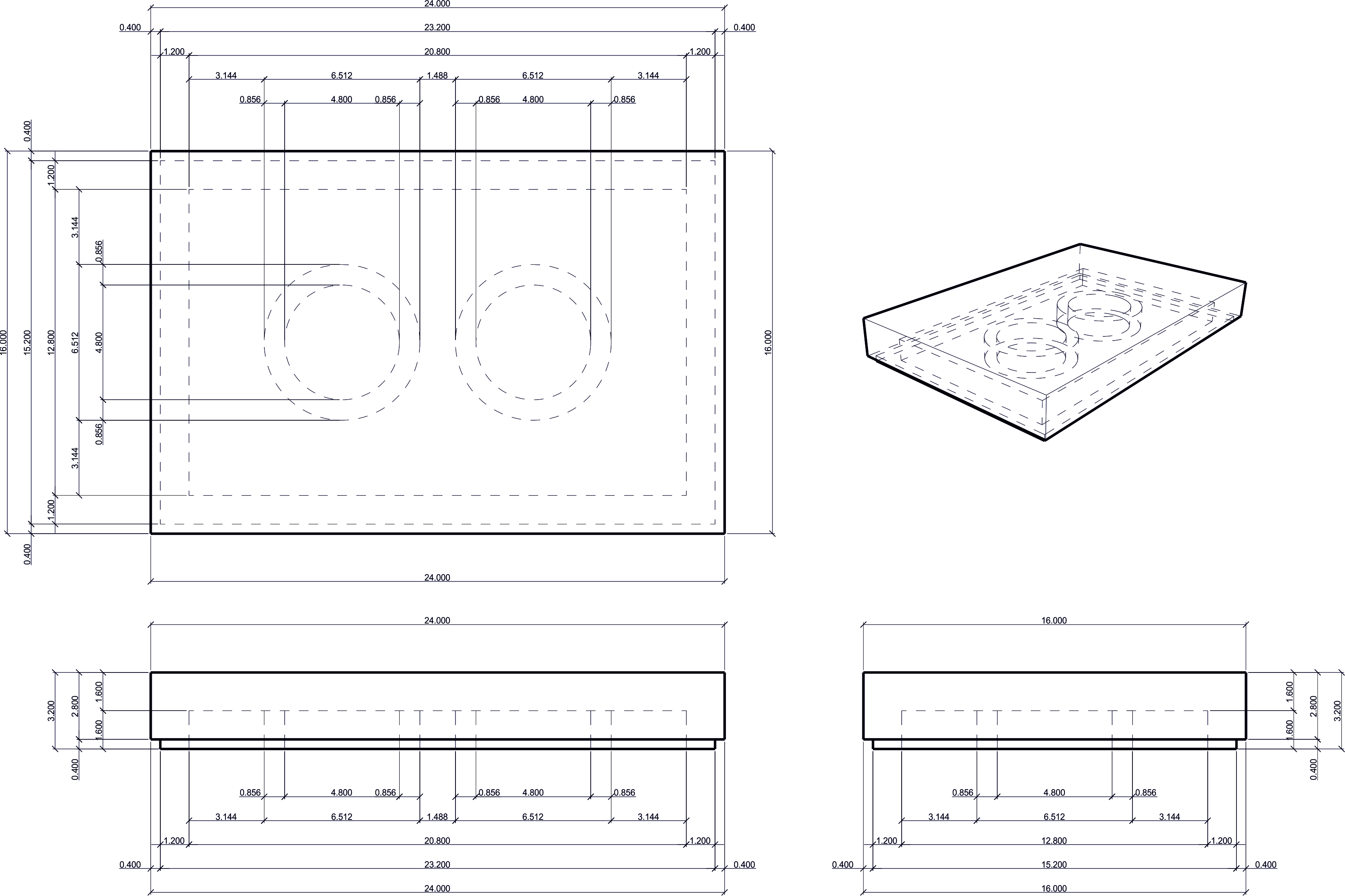 Miniatura 4 do modelo 3D LEGO Flat Tile 2X3
