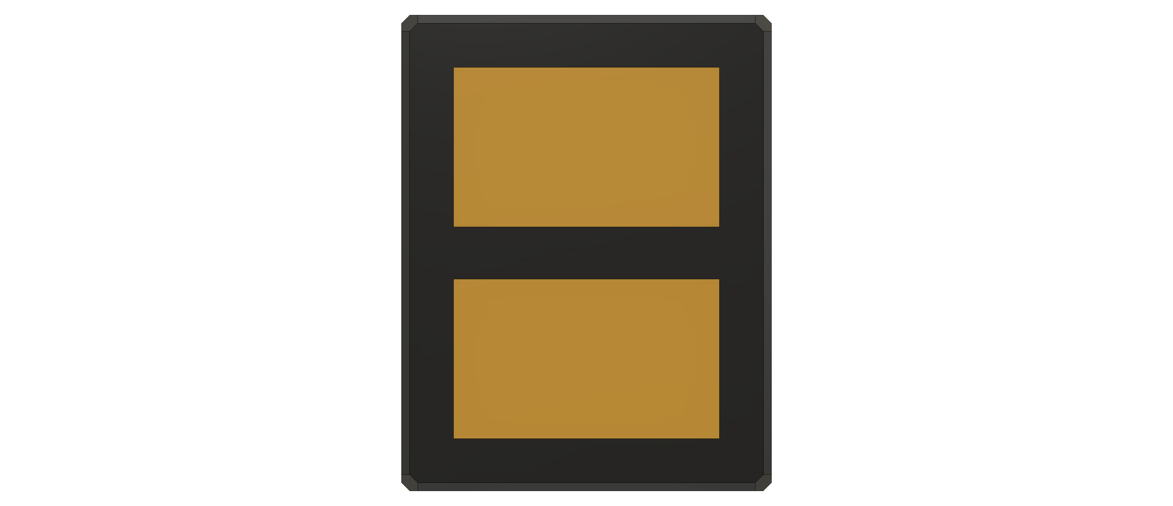 Double WaveShare 7.5" e-Paper case - symmetrical borders — miniatura 20