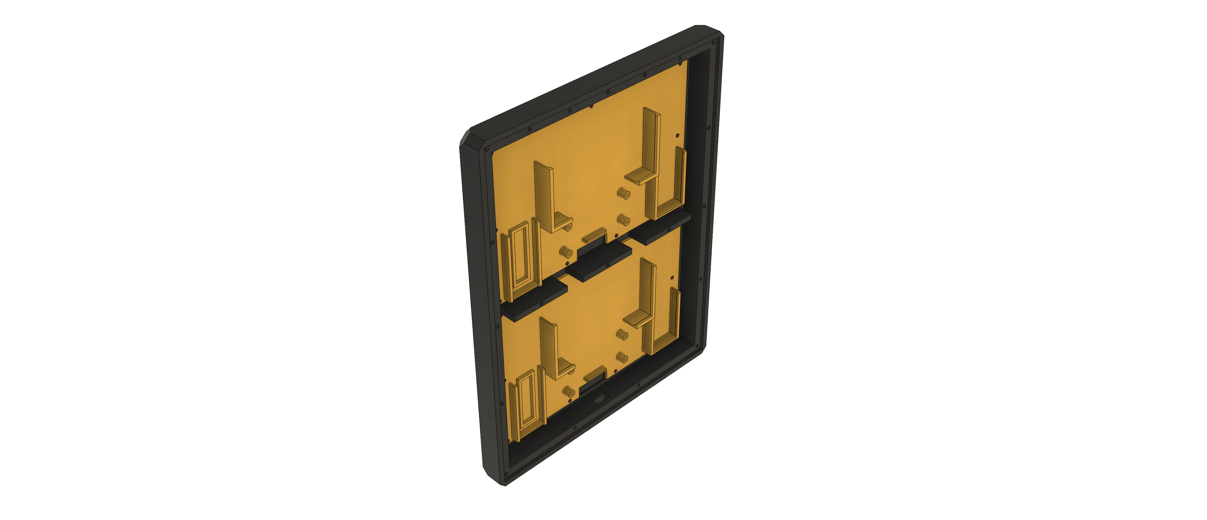 Double WaveShare 7.5" e-Paper case - symmetrical borders — miniatura 13