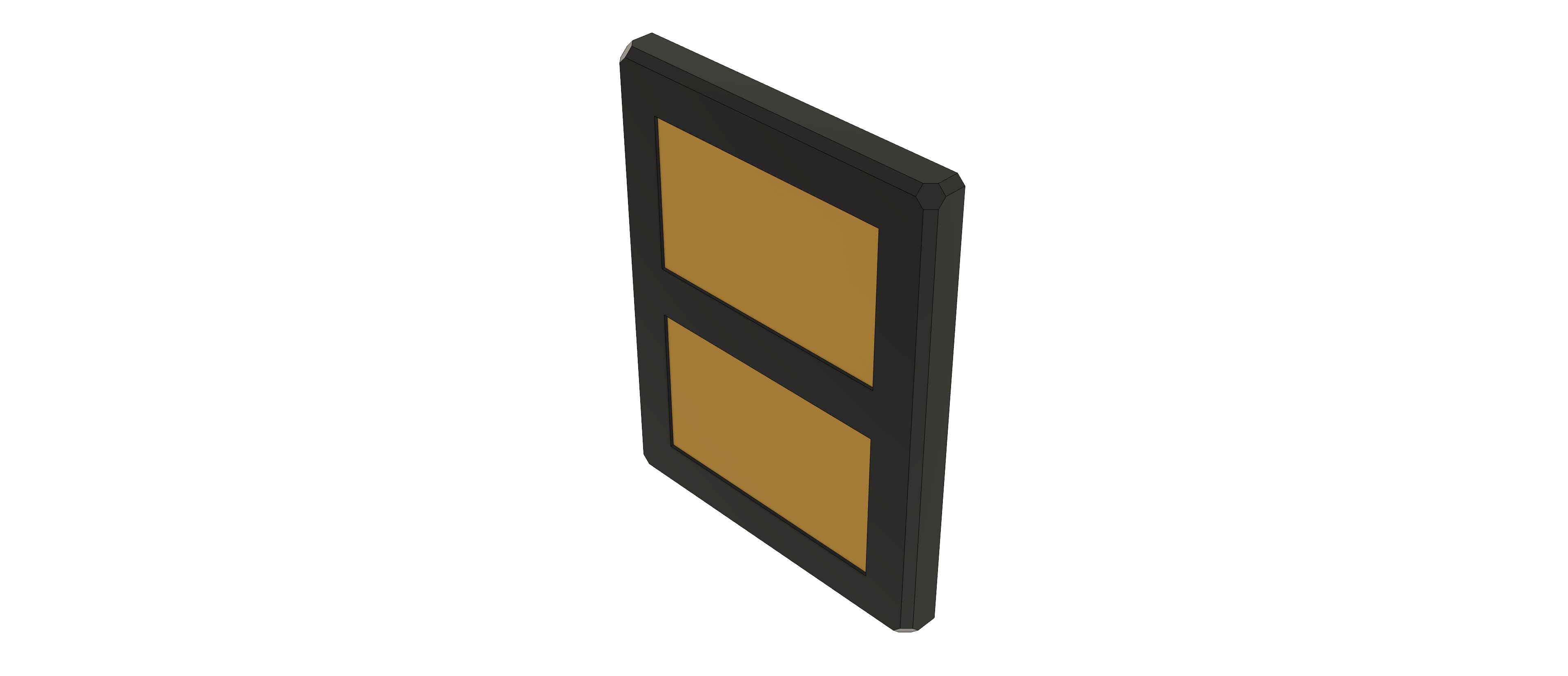 Double WaveShare 7.5" e-Paper case - symmetrical borders — miniatura 11