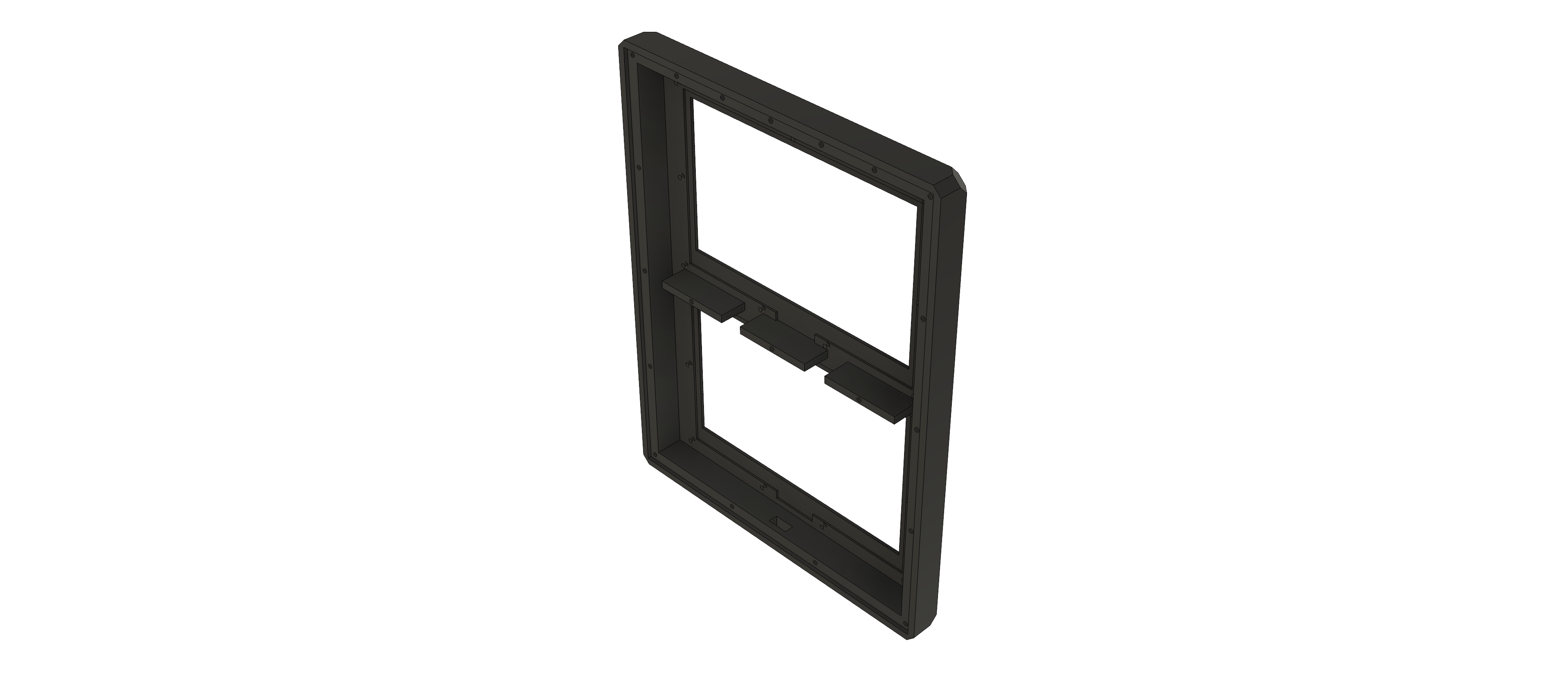 Double WaveShare 7.5" e-Paper case - symmetrical borders — miniatura 18