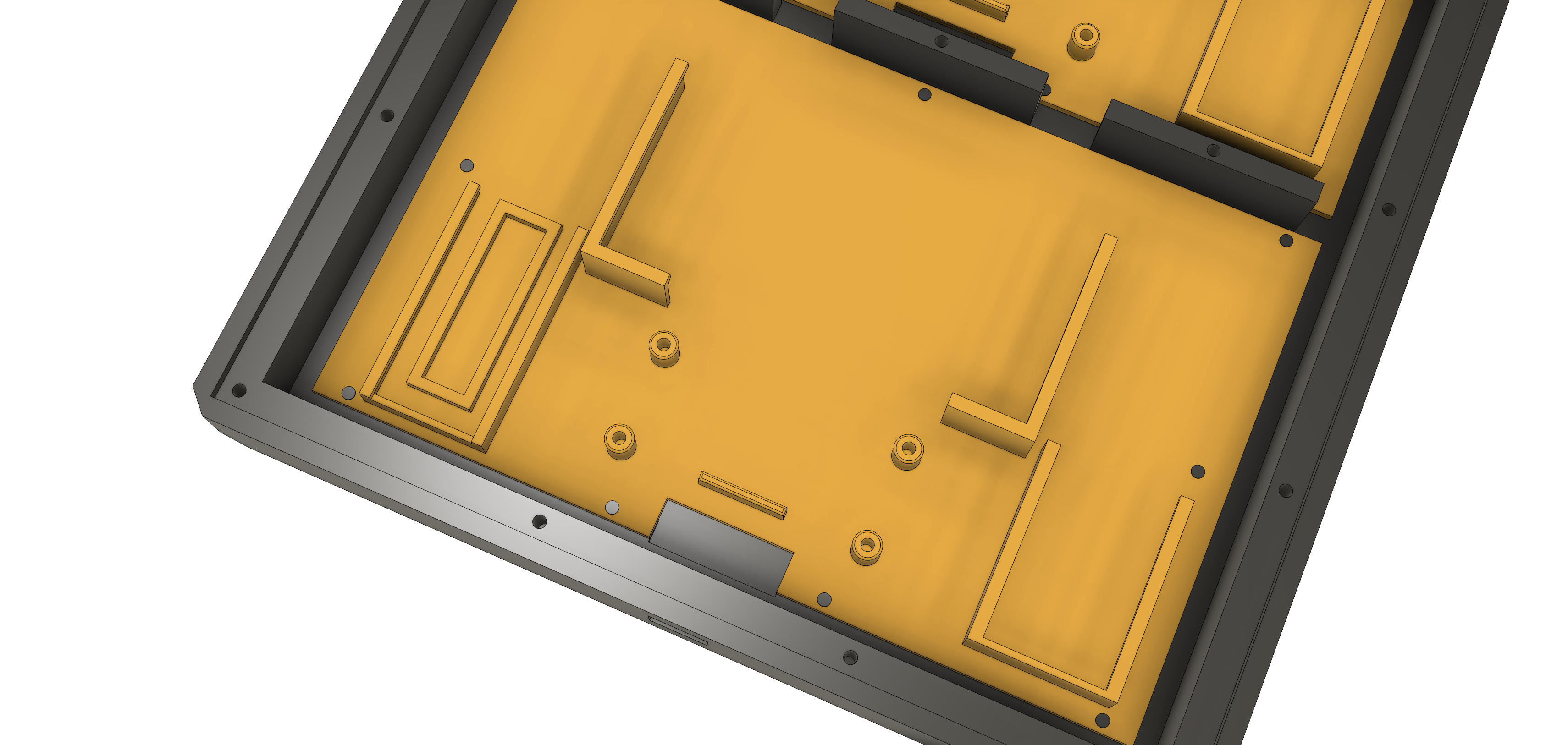 Double WaveShare 7.5" e-Paper case - symmetrical borders — miniatura 17