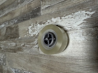 Adhesive tape support