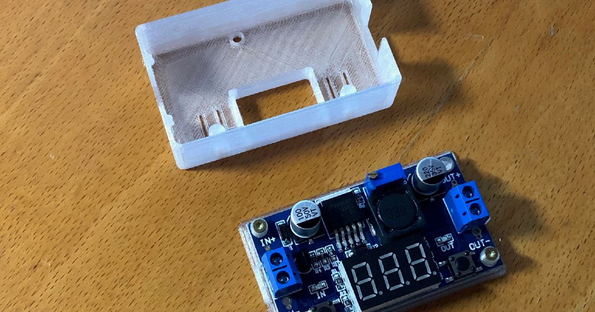 LM2596 step down converter case von GreaseMonkey | Kostenloses STL ...