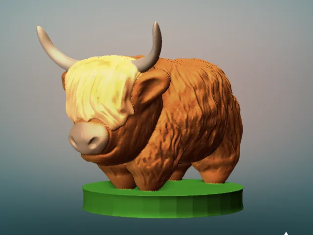 ANIMAL SERIES - HIGHLAND COW