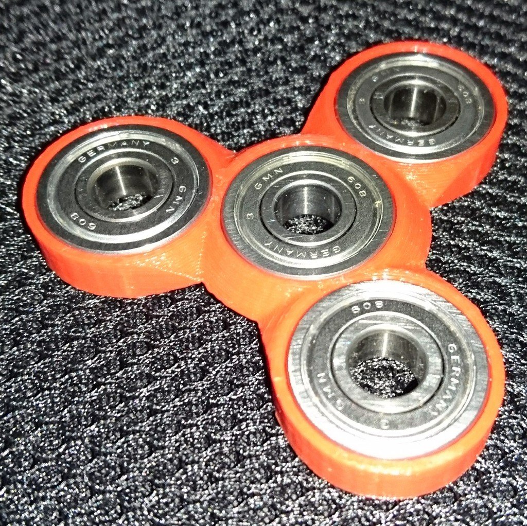 Quick to print fidget spinner