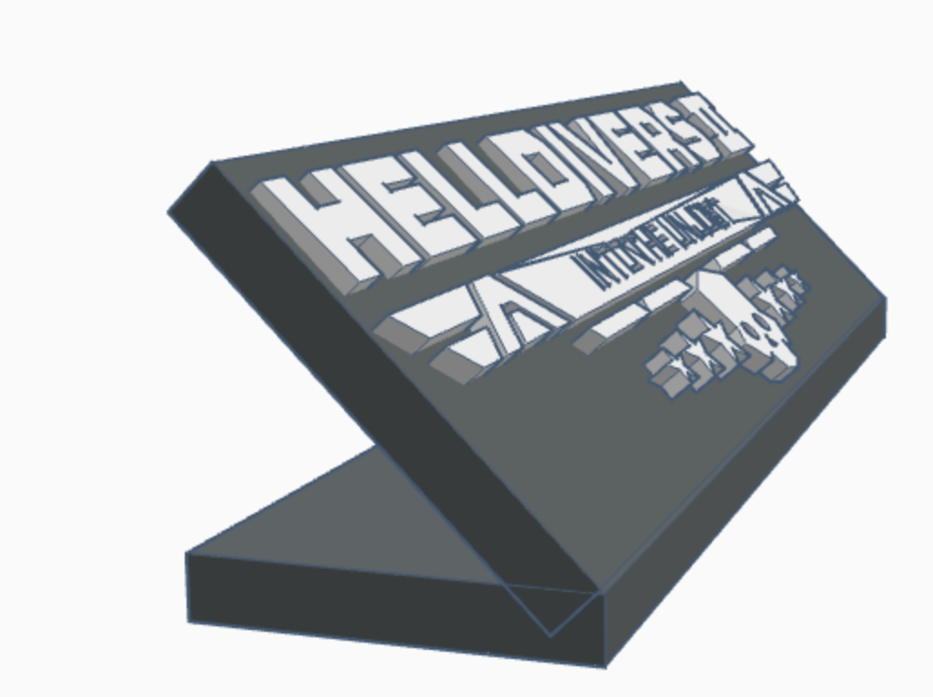 Helldivers 2 "Into The Injust" Logo On Stand