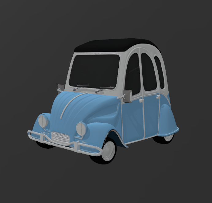 CITROEN 2CV COLECCION COCHES CARTOON