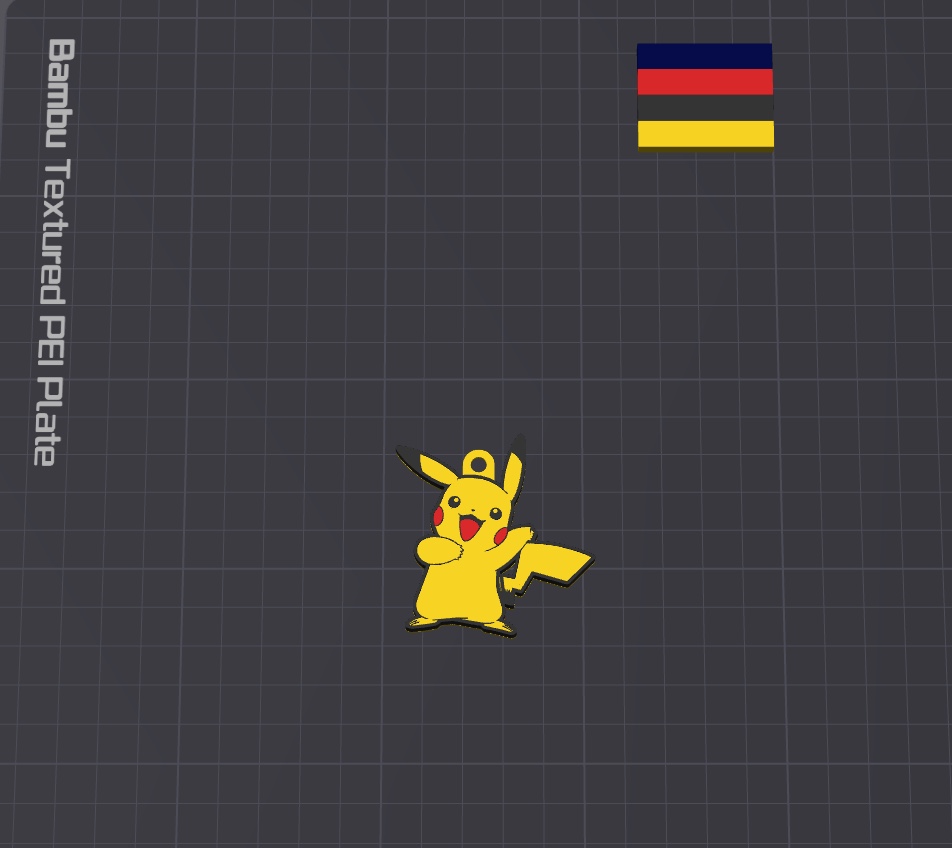 Pikachu keychain