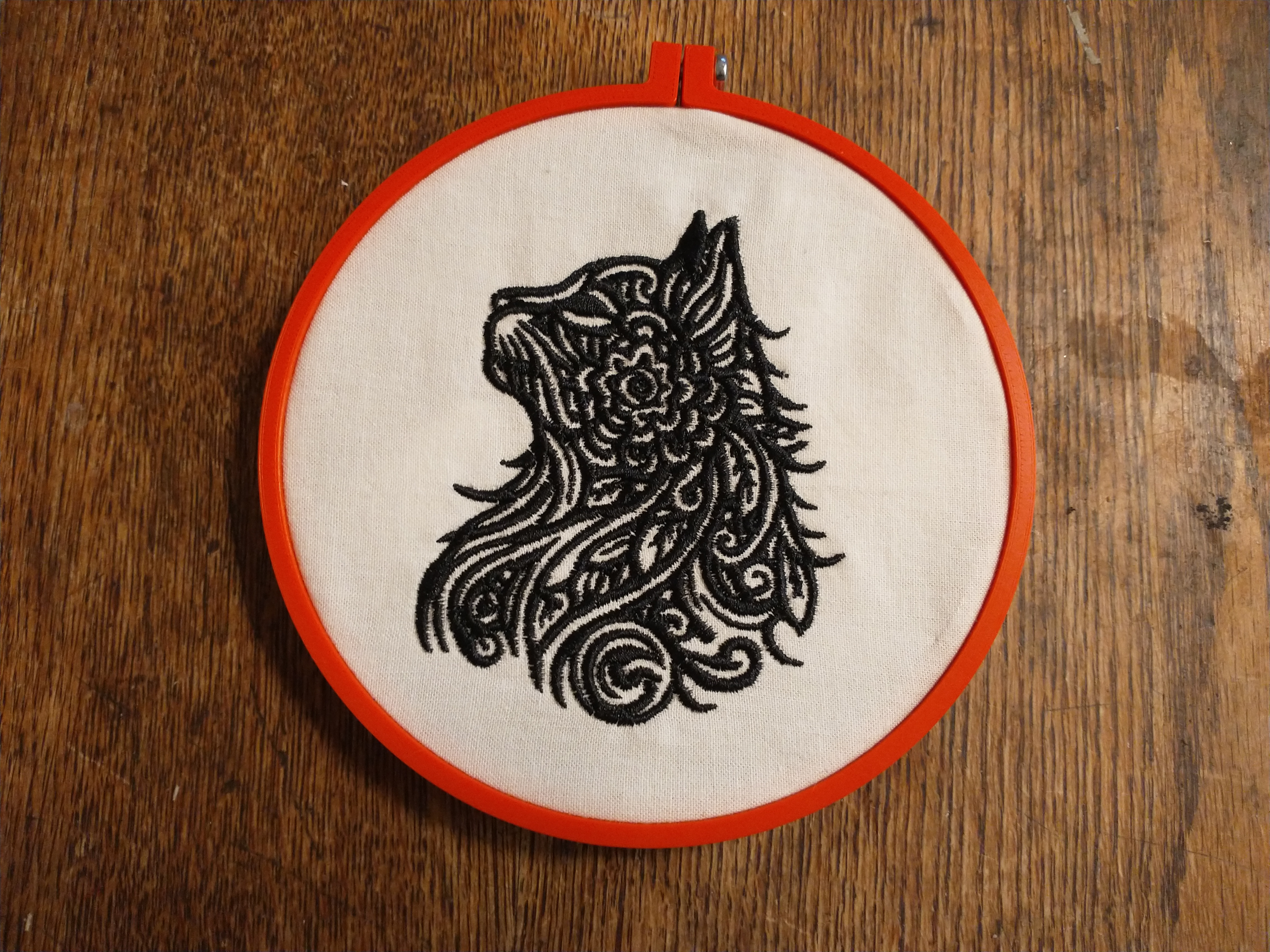 Circular Embroidery Hoop Simple 134mm / 5.25 inches