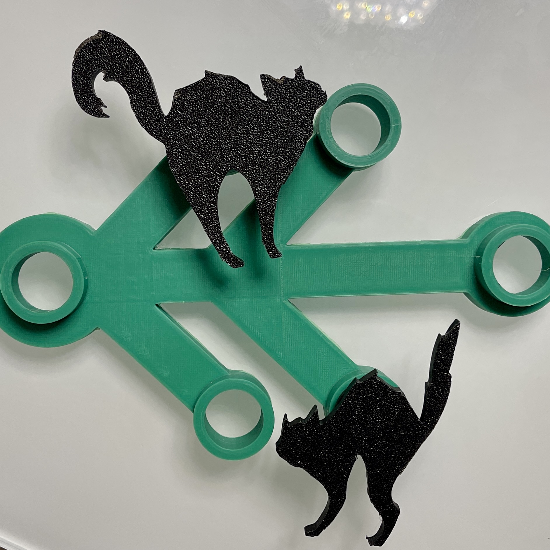 Spooky Black Cats for Giant LEGO Wreath (Halloween)