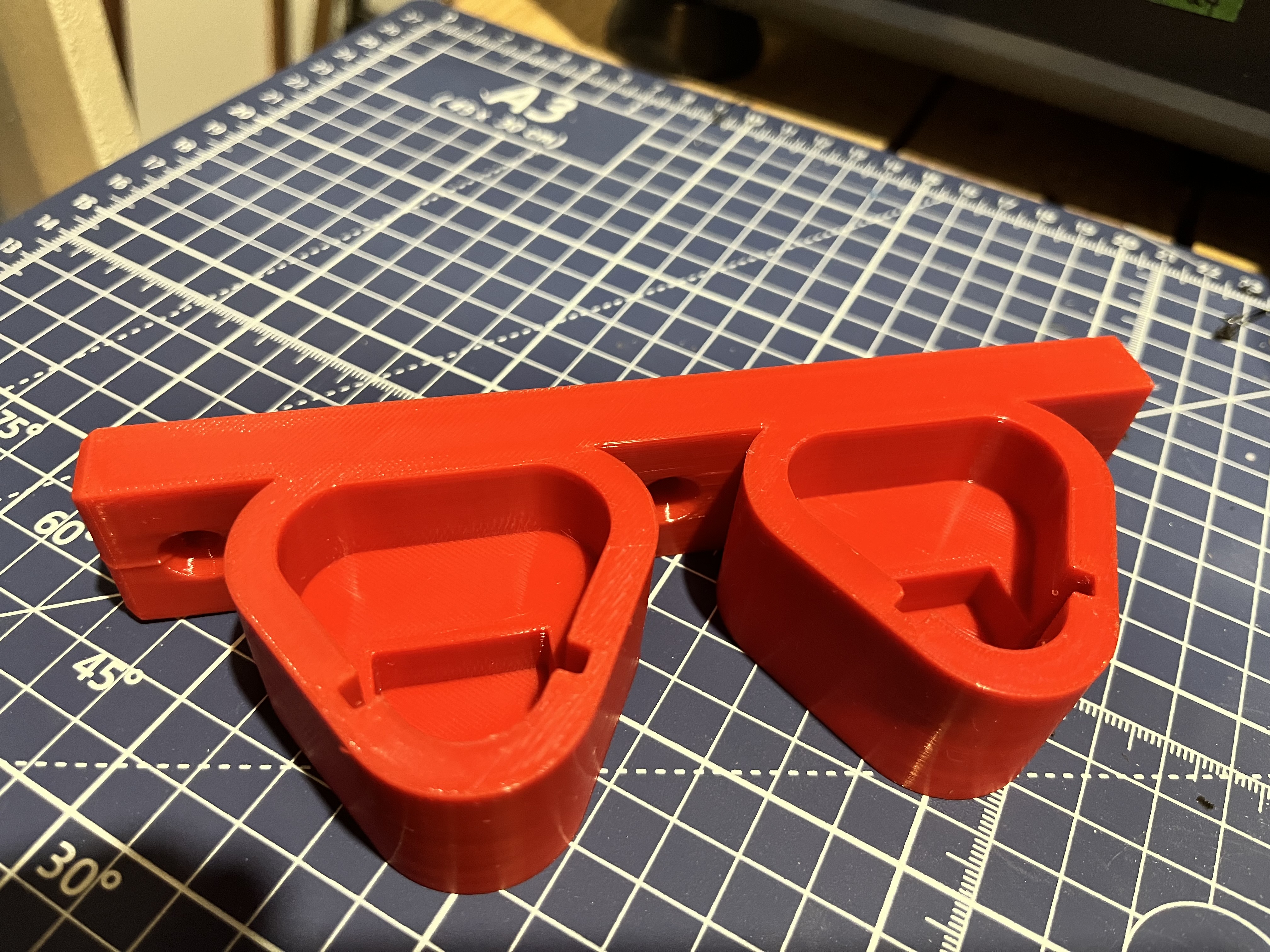 Milwaukee M12 2 battery holder 3D model thumbnail