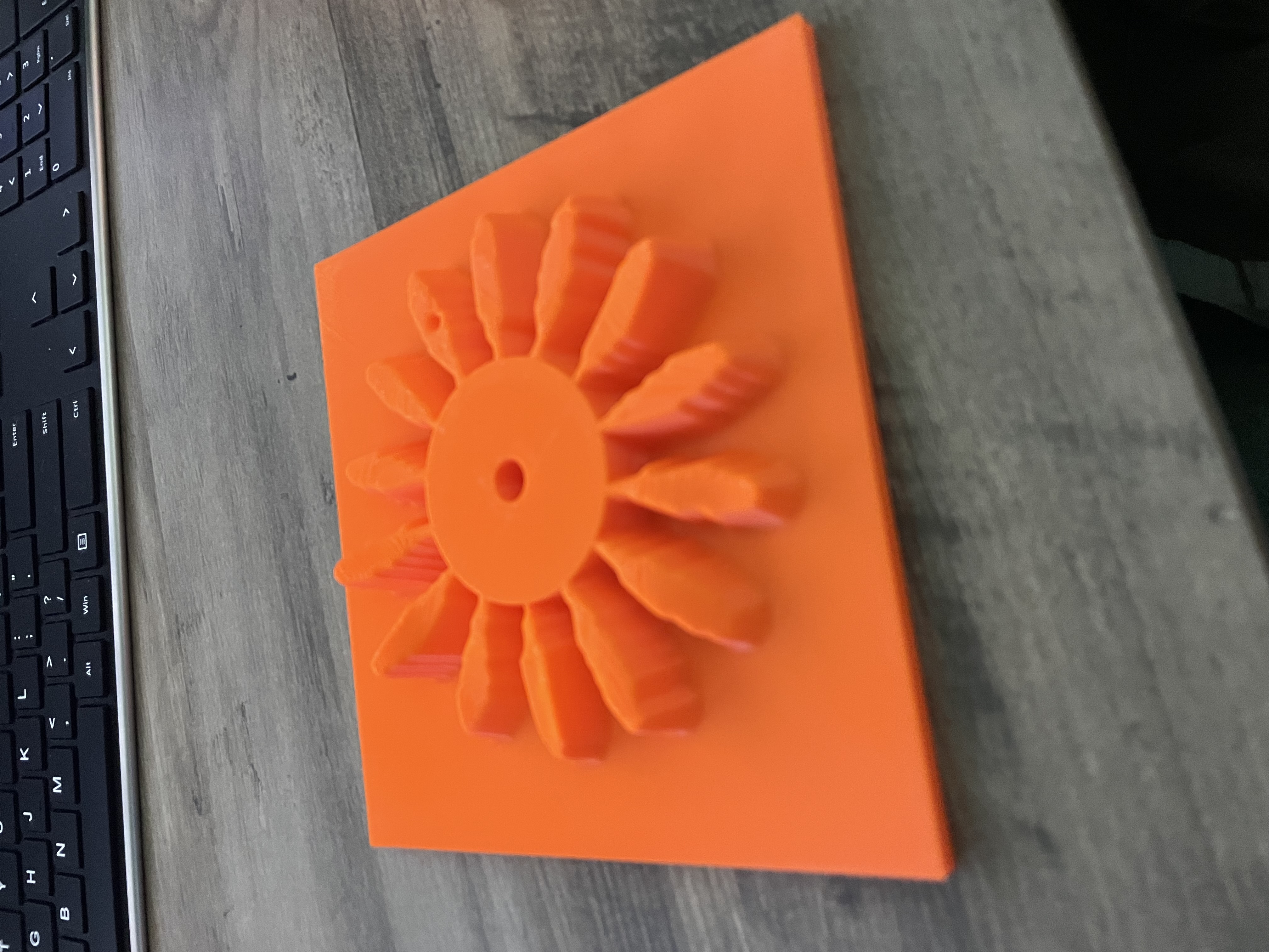 Sunflower (Print Flat) Petal Mold