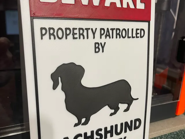 Sign - Dachshund Security