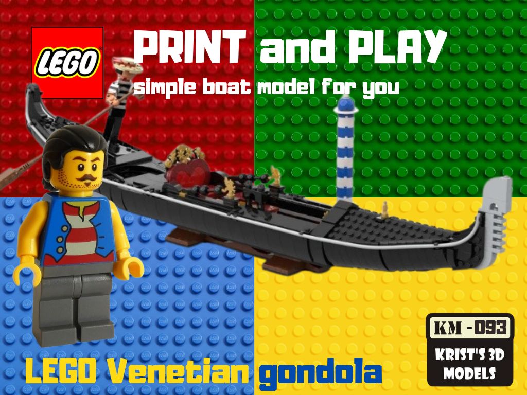 LEGO Venetian gondola