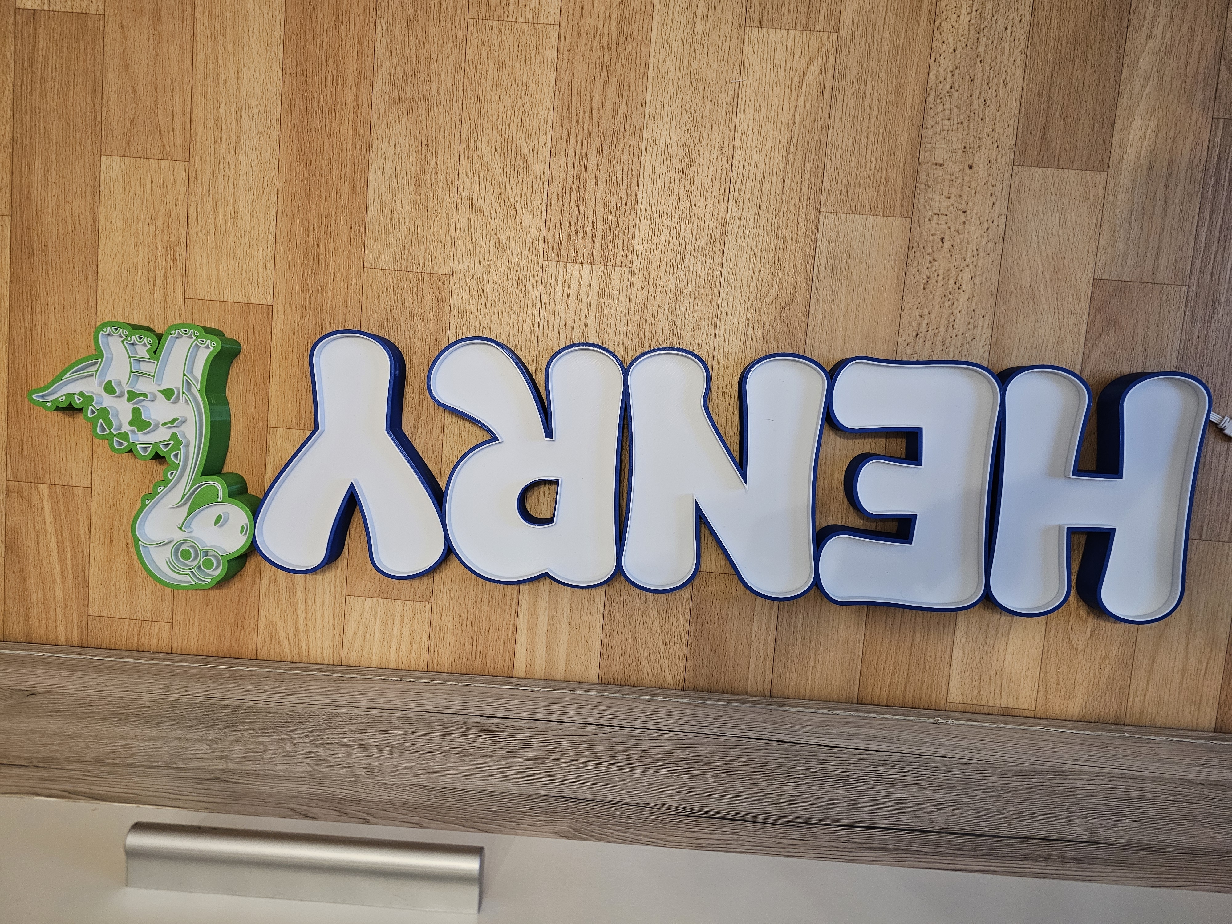 Namenslampe HENRY, LED
