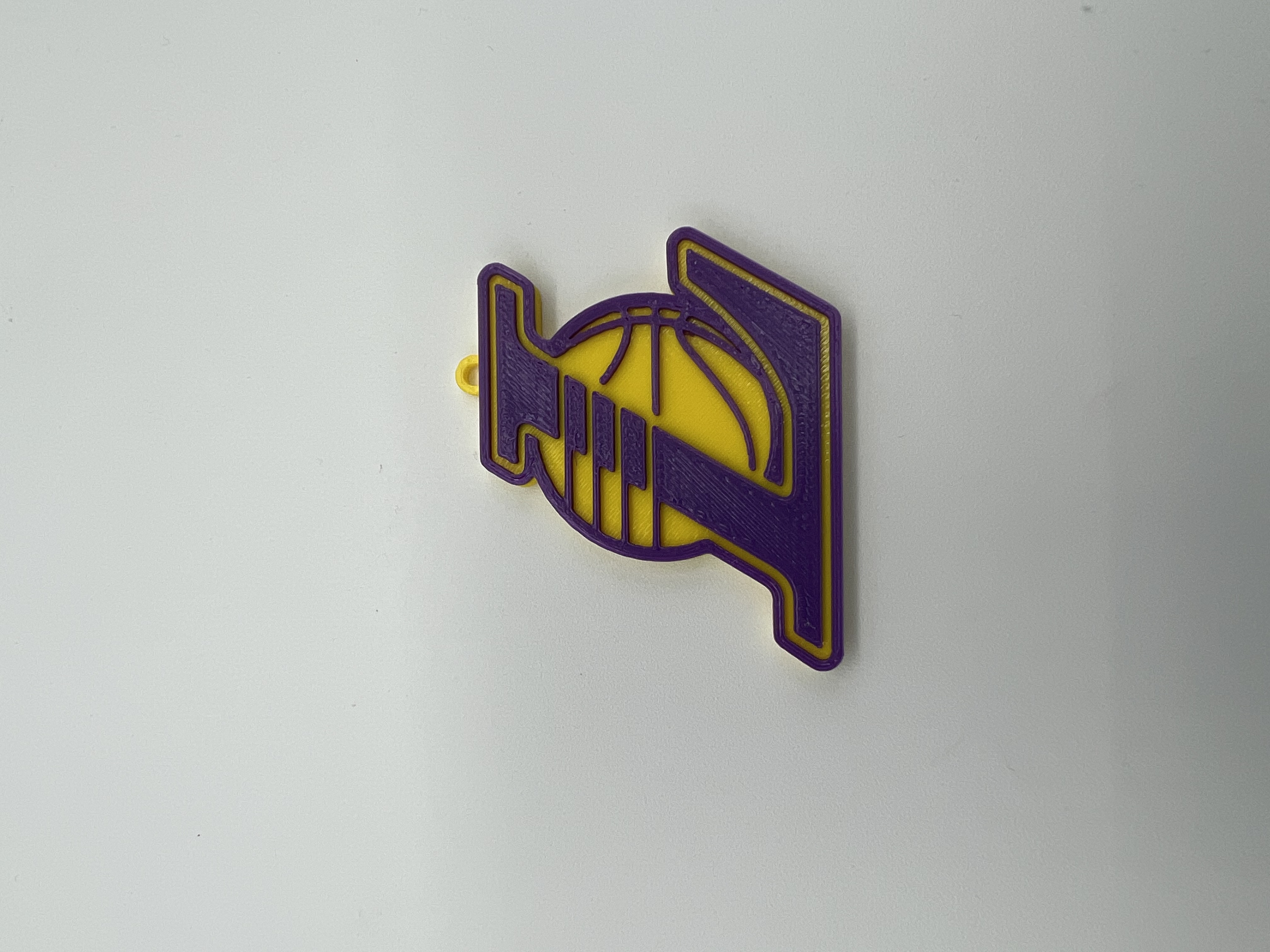La Lakers Logo and Keychain