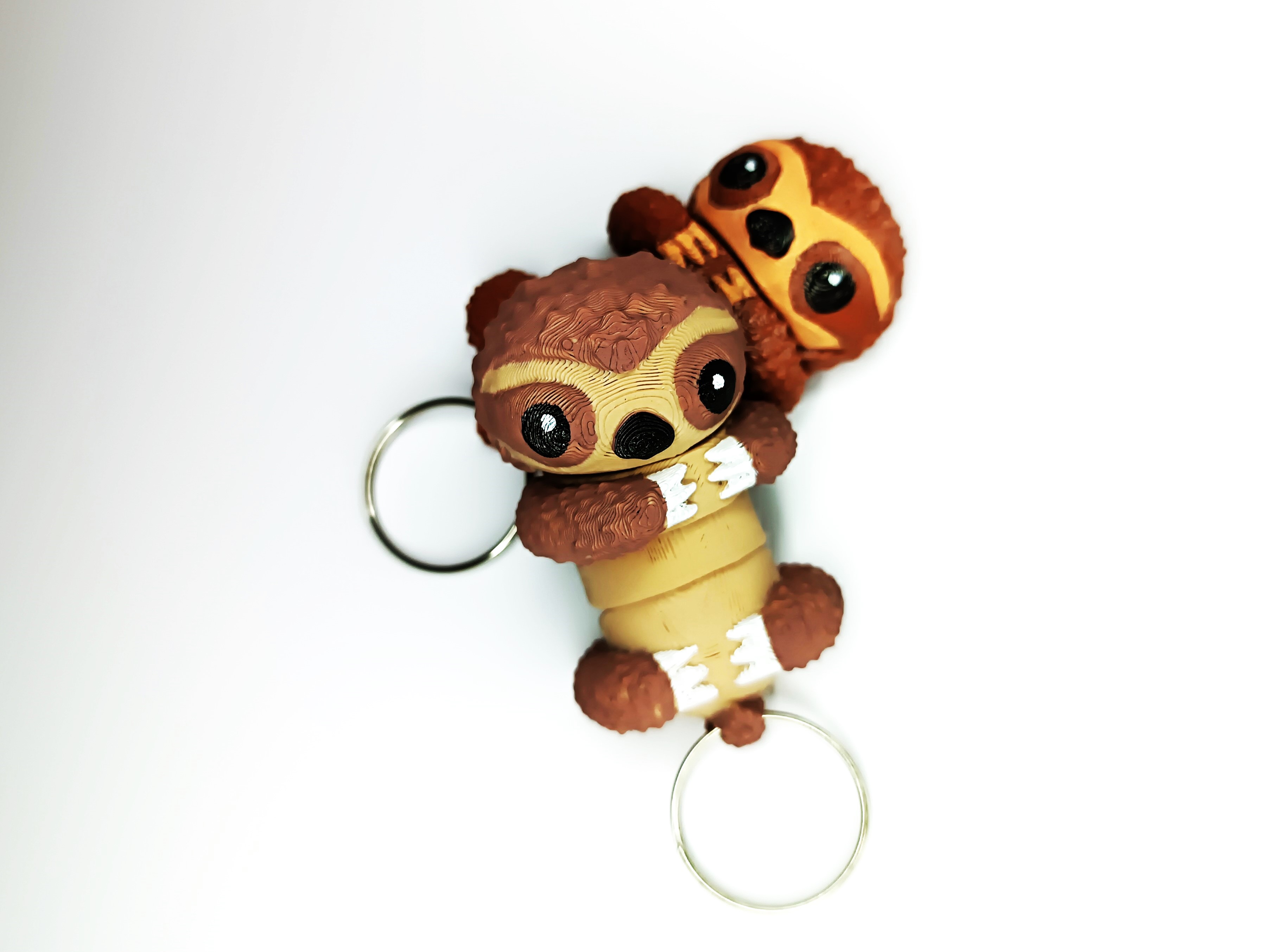 Cute Flexi Pets Sloth (Keychain & Magnet)