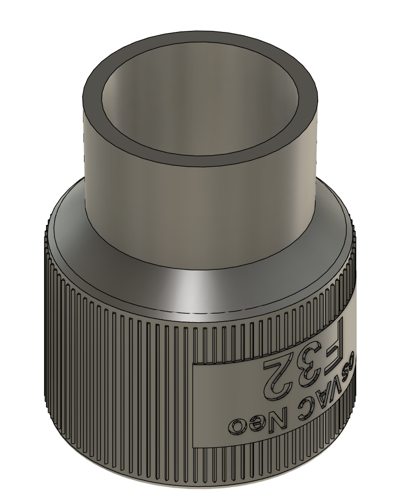 Shop Vac to osVAC F32 workshop vacuum Adapter — thumbnail 4