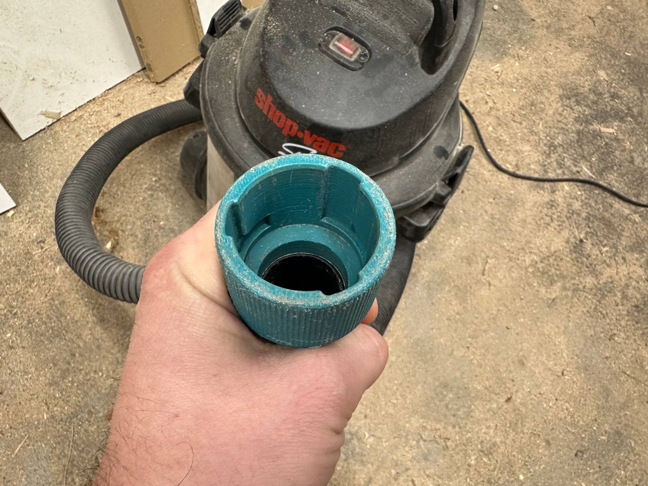 Shop Vac to osVAC F32 workshop vacuum Adapter — thumbnail 2
