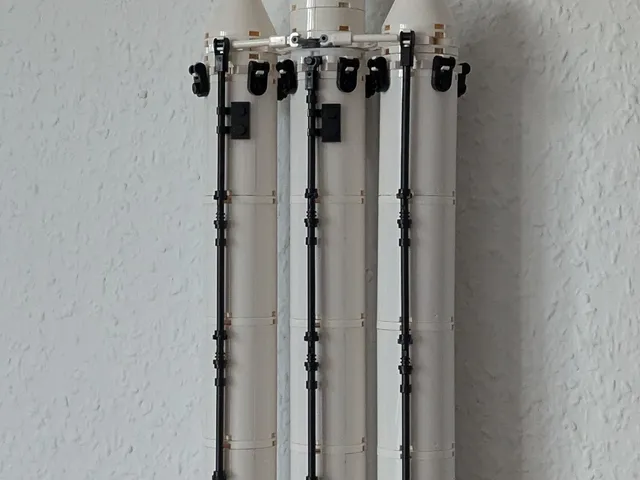 SpaceX Falcon Heavy MOC Wall Mount
