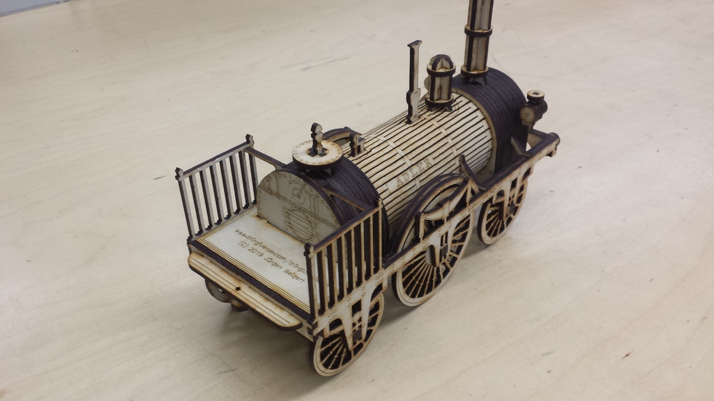 Adler Steam Locomotive by Jürgen Weigert | Download free STL model ...