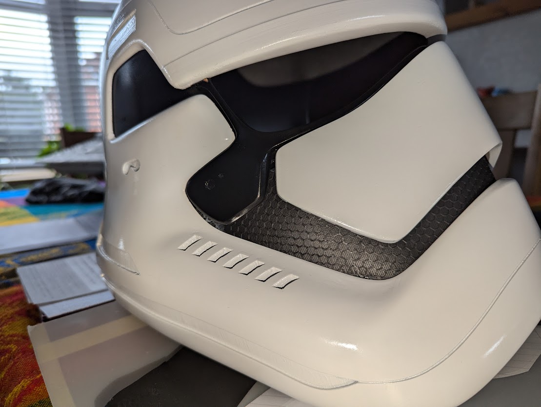 First Order Helmet Grill 3D model thumbnail