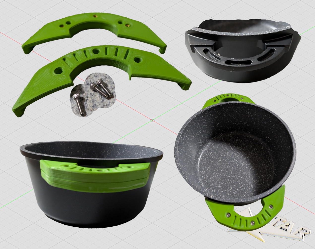 Topfgriff / Pot handle for Crofton pan