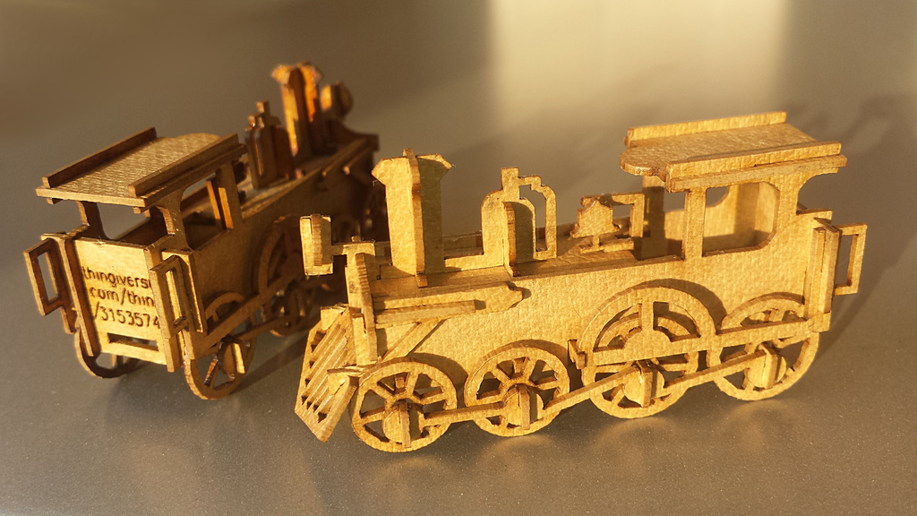 Wooden Toy Train by Jürgen Weigert | Download free STL model ...