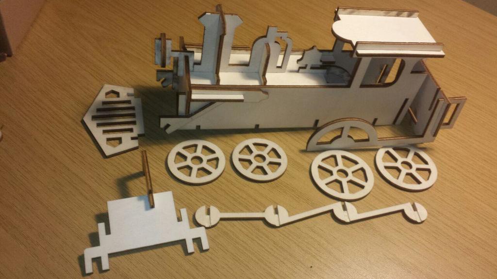 Wooden Toy Train by Jürgen Weigert | Download free STL model ...