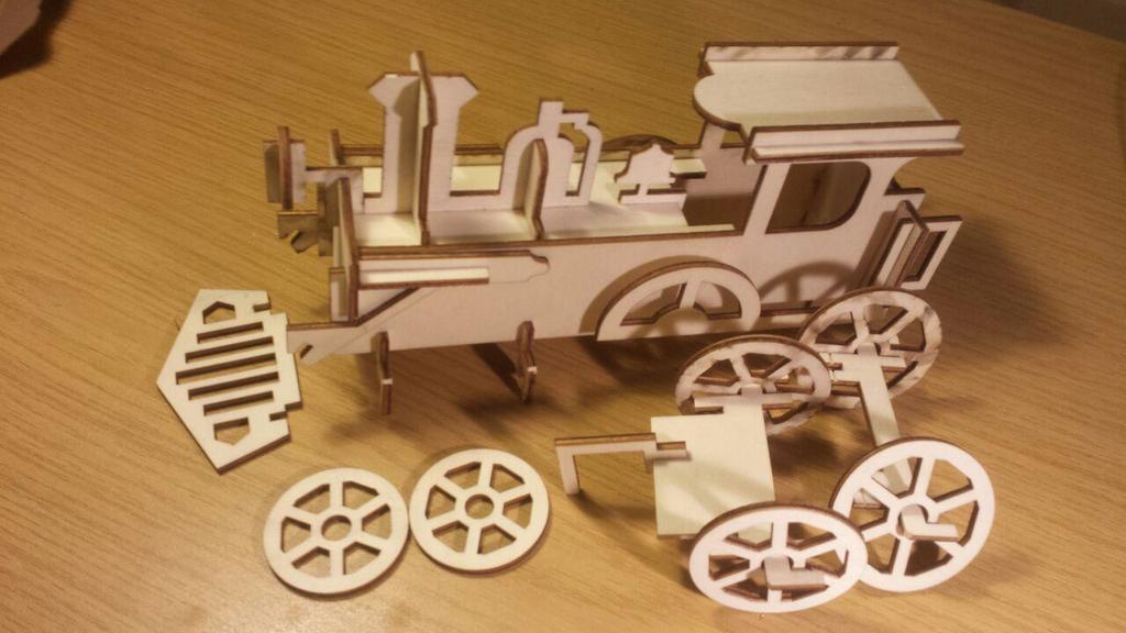 Wooden Toy Train by Jürgen Weigert | Download free STL model ...