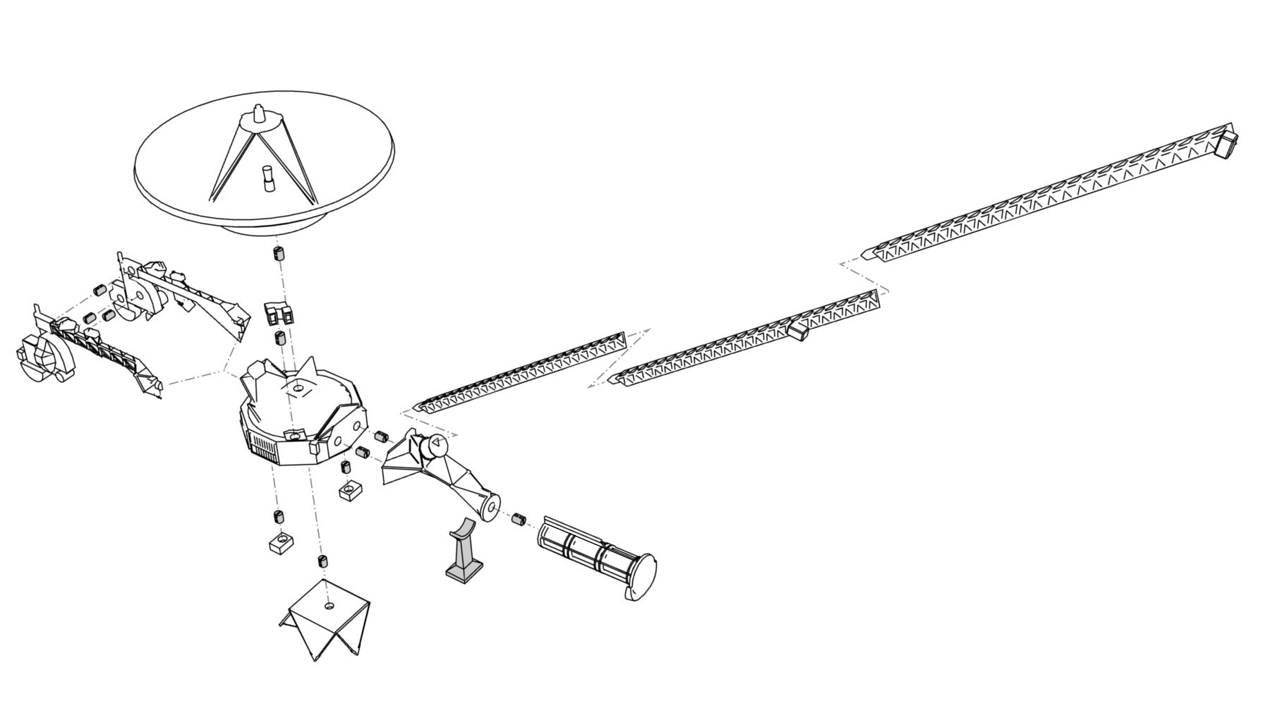 Voyager Spacecraft By RxRick Download Free STL Model Printables Voyager spacecraft by rxrick download free stl model printables