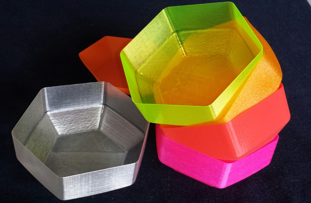 Hex bowl container