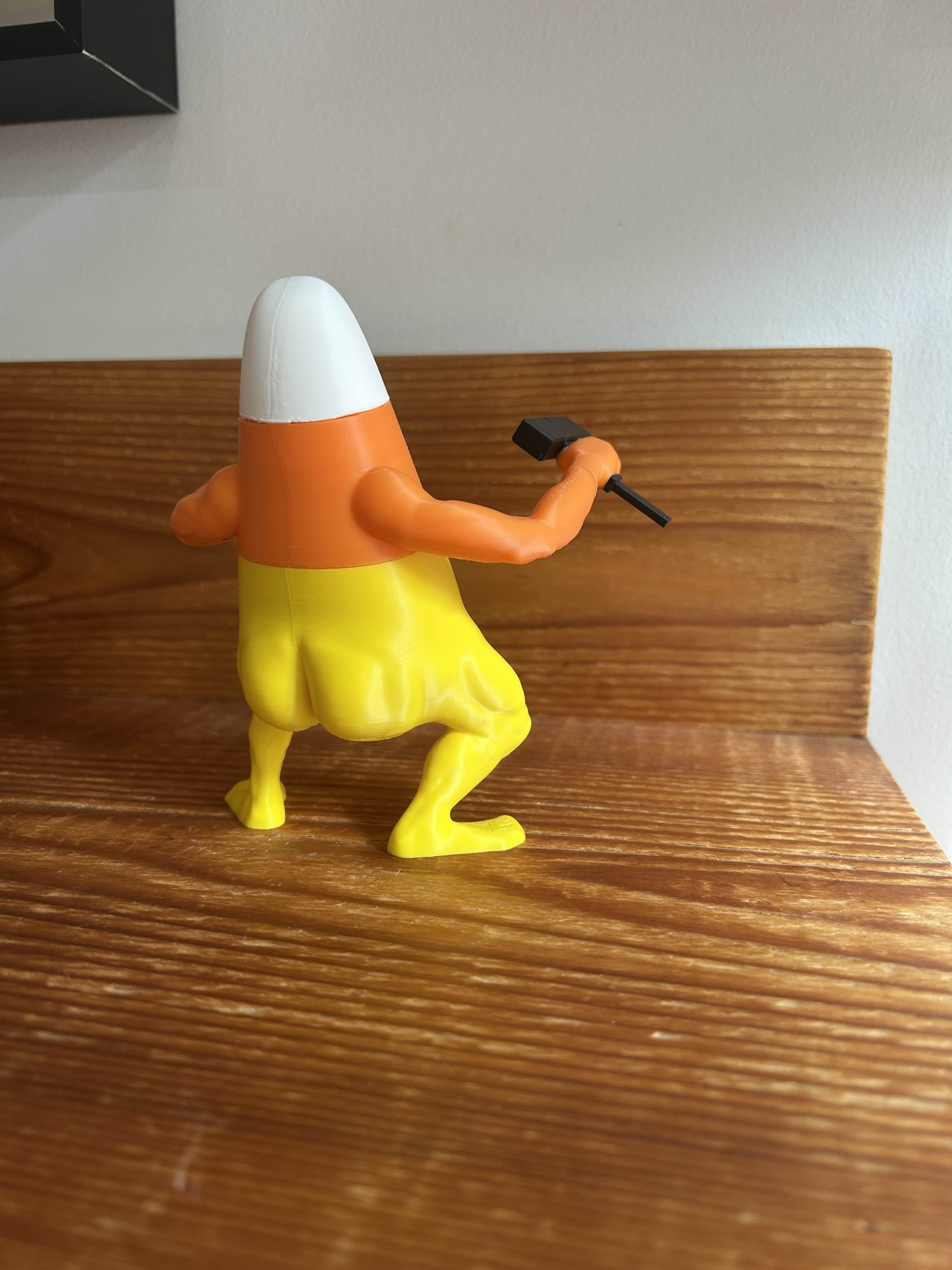 Miniatura 3 do modelo 3D Angry Candy Corn