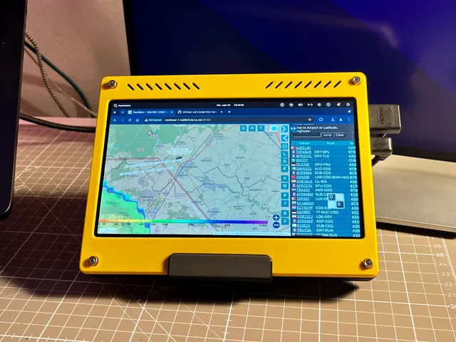 Desktop case for Waveshare 7" HDMI display