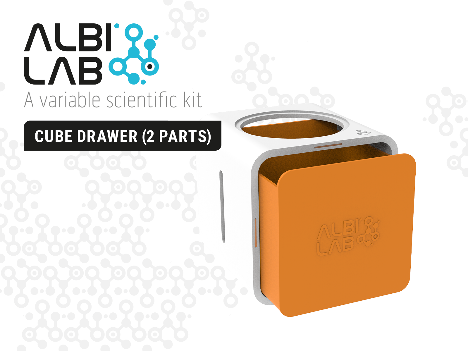 AlbiLAB cube drawer (2 parts)